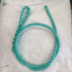 3 pramena ali 4 pramena zvita vrv PP polipropilenska vrv za ribolov in uporabo v morju