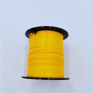 Висока јачина 1,5 мм Двојно плетено uhmwpe риболовно јаже во жолта боја