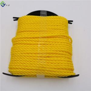 Veľkoobchodný 3-vláknový krútený PE polyetylénový obal / rybárske lano
