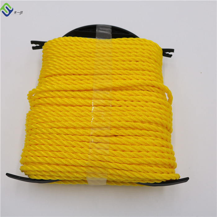 OEM/ODM Manufacturer Pp Hollow Braided Rope - Wholesale 3 Strand Twisted PE Polyethylene Packing / Fishing Rope – Florescence