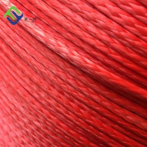 3mm 12 Strand Braided Uhmwpe Synthetic Paraglider Winch Rope Towing