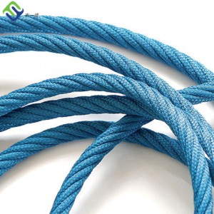 Wire Core Rope Kable 6 Strand PP Konbinazio Soka Arraste Arrantzarako