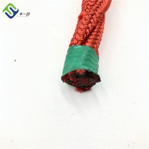 16 mm poliestera 4 šķiedru kombinēta rotaļlaukuma šūpošanās virve Karstā izpārdošana