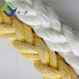 Veľkoobchodné 8-pramenné polypropylénové lano zmiešané polyesterové lano