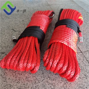 12 Strands UHMWPE 10mm ATV Synthetic Winch Rope 30 Metre Length