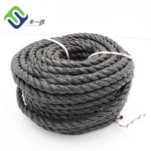 Groothandel plastic touw PP-verpakkingstouw 3 strengen gedraaid touw