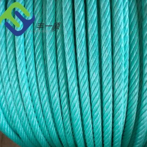 krāsaina 20mm PP kombinētā virve no rūpnīcas