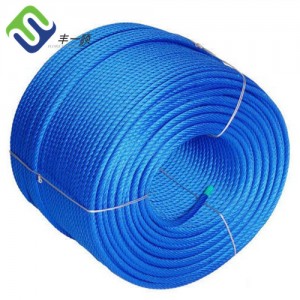 ເດີ່ນຫຼິ້ນກາງແຈ້ງ 6 Strand Polypropylene PP Cover Steel Core Wire Rope