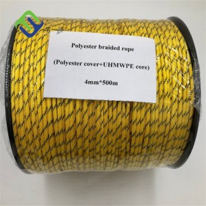 3 mm pletené polyesterové lano UHMWPE