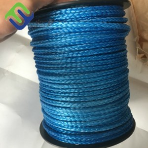 6mm 8mm 10mm Synthetic 12 Strand Braided Uhmwpe Winch Winch Rope