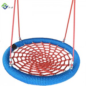 Altalena a rete rotonda per parco giochi all'aperto Rete altalena nido 100 cm