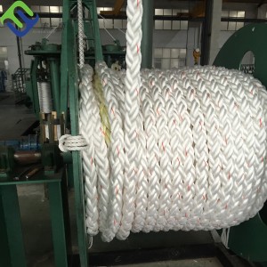 2 ນິ້ວ 8 Strands Polyester Rope ເຮືອ Marine Towing/Mooring Rope