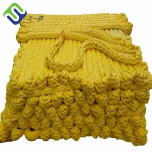 48mm 12 Strand UHMWPE Tug Cymba Towing Rope Mooring Rope