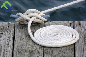 Línea de muelle de nailon de alta calidad al por mayor para uso de amarre de cuerda marina