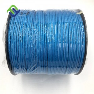 Farebné pletené polyesterové lano UHMWPE 3 mm pre vonkajšie použitie