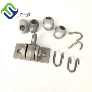 Combination Rope Connector Aluminium T Connector til 16mm reb