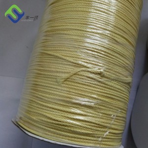 3mm 16 fila kevlar aramid tortis funiculi milvi linea