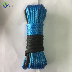Kusog max 12 strand uhmwpe synthetic winch line cable rope para sa pagguyod