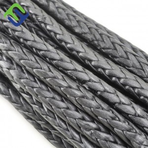 Hoge sterkte 10 mm 12 streng gevlochten synthetisch UHMWPE touw