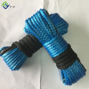 Braided synthetic winch rope na ginagamit para sa atv 4×4