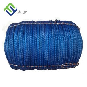 Modré vysokopevnostné 12 prameňové lano Uhmwpe hmpe na predaj