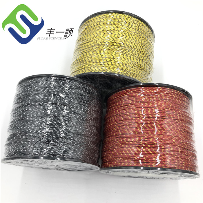 Factory Free sample Climbing Polyester Rope - Colored UHMWPE Braided Polyester Rope 3mm For Outdoor Application – Florescence