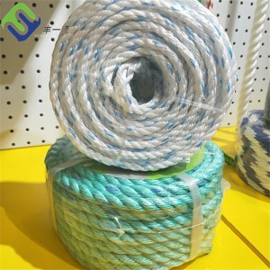 4 strengen PP monofilament Danline touw 12 mm x 50 m met blauwe kleur gemaakt in China