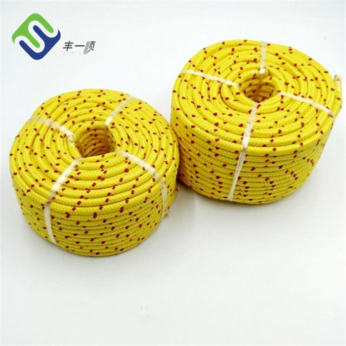 Hot sale 3/8 Inch Utility Rope - 9mmx220m Yellow Color PP Multifilament rescue Rope With Red String – Florescence