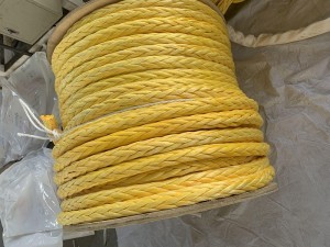 48mm * 220m бофташуда UHMWPE ресмони шинокунандаи баҳрӣ барои киштӣ