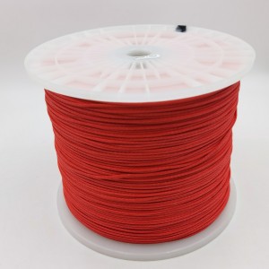 حبل صيد مضفر UHMWPE مقاس 4 مم × 1000 م باللون الأحمر / حبل شراعي