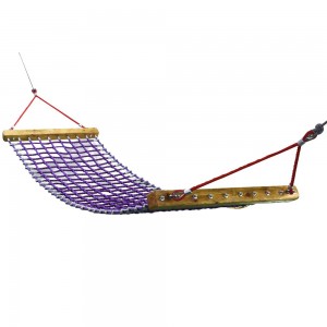 Spielplatz-Hängematten-Baumschaukel mit hoher Kapazität aus Polyester mit 4 Strängen und Kombinationsseil