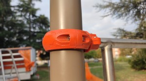 accessoires de terrain de jeu extérieur pour enfants collier de serrage et adaptateur en aluminium 114mm